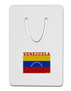 Venezuela Flag Aluminum Paper Clip Bookmark-Bookmark-TooLoud-White-Davson Sales