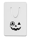 Monocle Jack-o-Lantern Distressed Aluminum Paper Clip Bookmark-Bookmark-TooLoud-White-Davson Sales