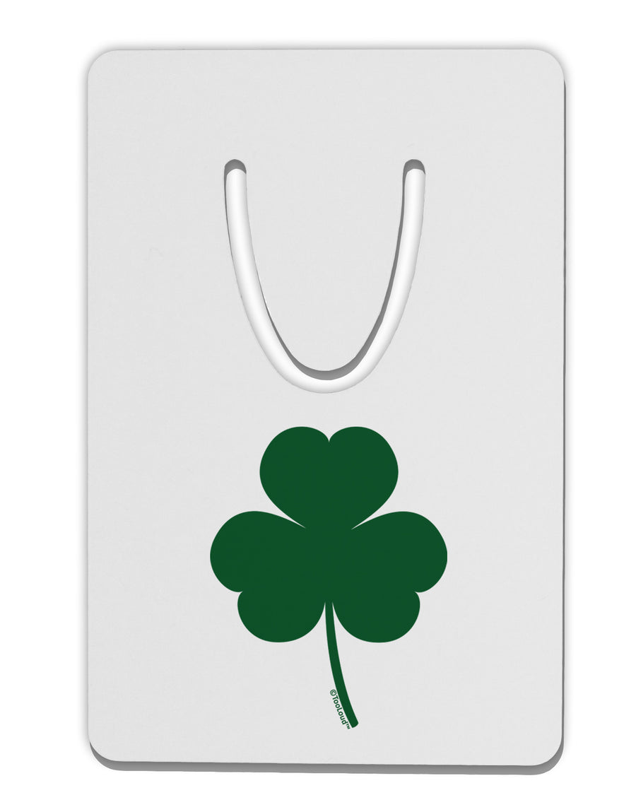 Traditional Irish Shamrock Aluminum Paper Clip Bookmark-Bookmark-TooLoud-White-Davson Sales