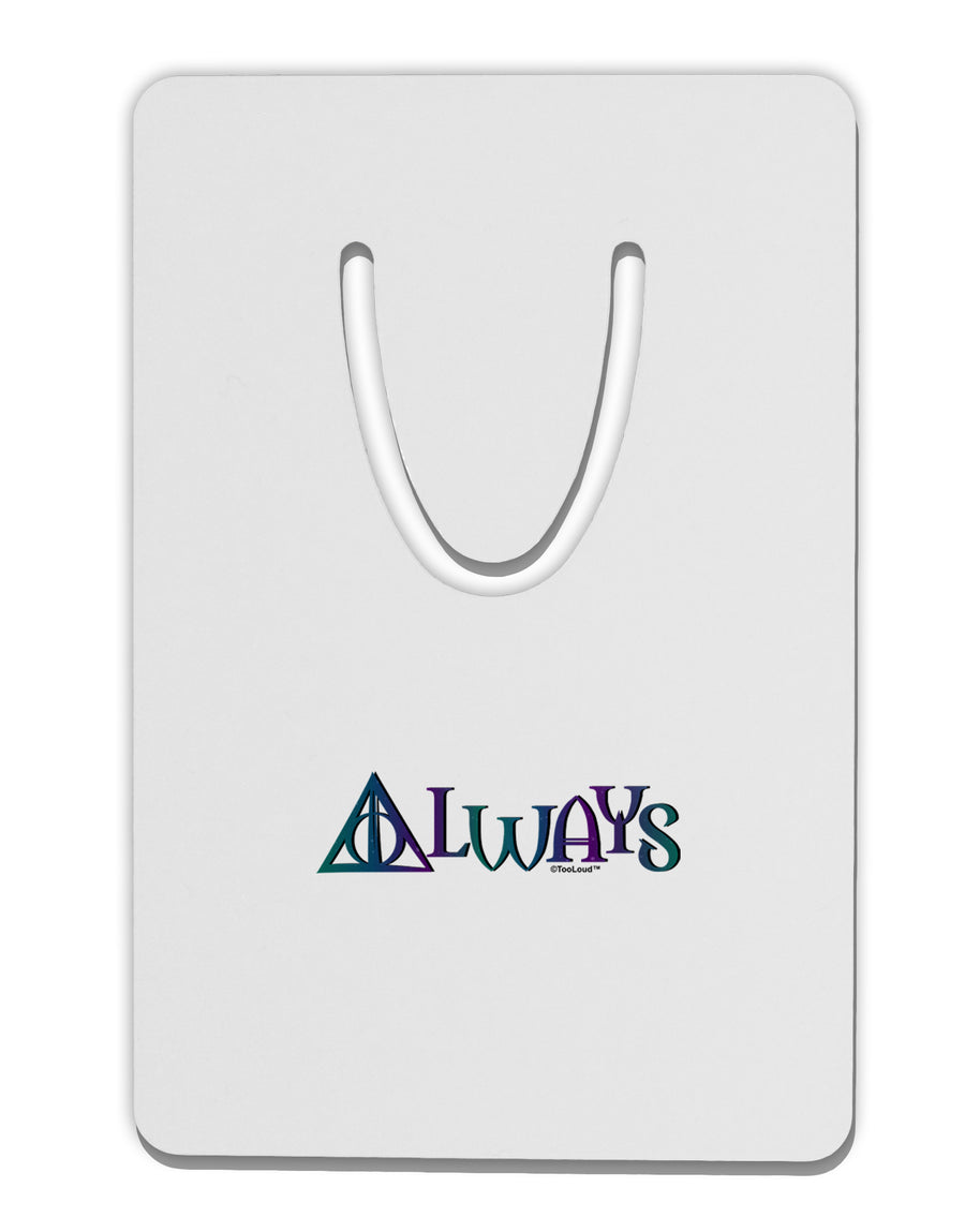 Always Magic Symbol Aluminum Paper Clip Bookmark by TooLoud-Bookmark-TooLoud-White-Davson Sales
