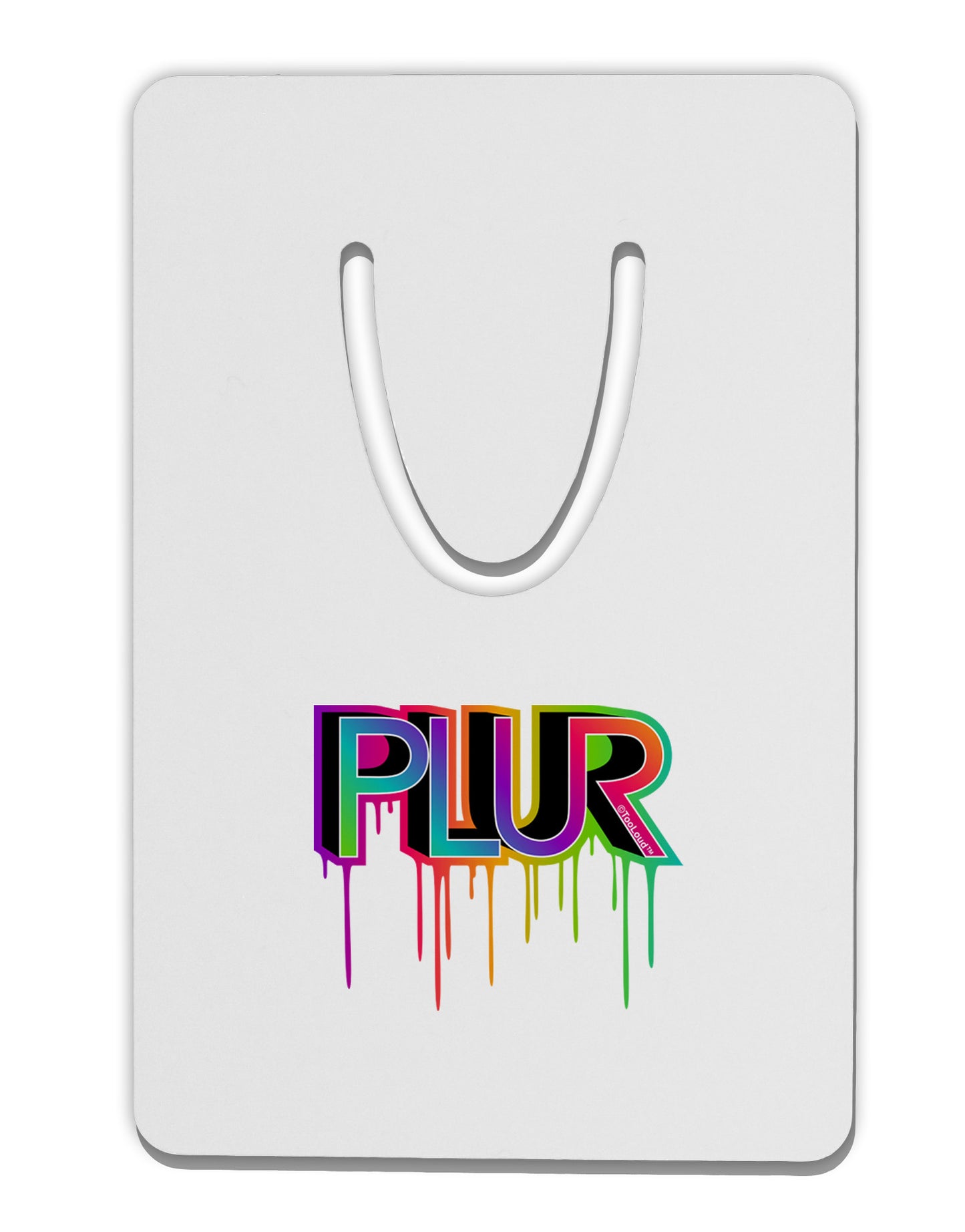 PLUR Paint Aluminum Paper Clip Bookmark-Bookmark-TooLoud-White-Davson Sales