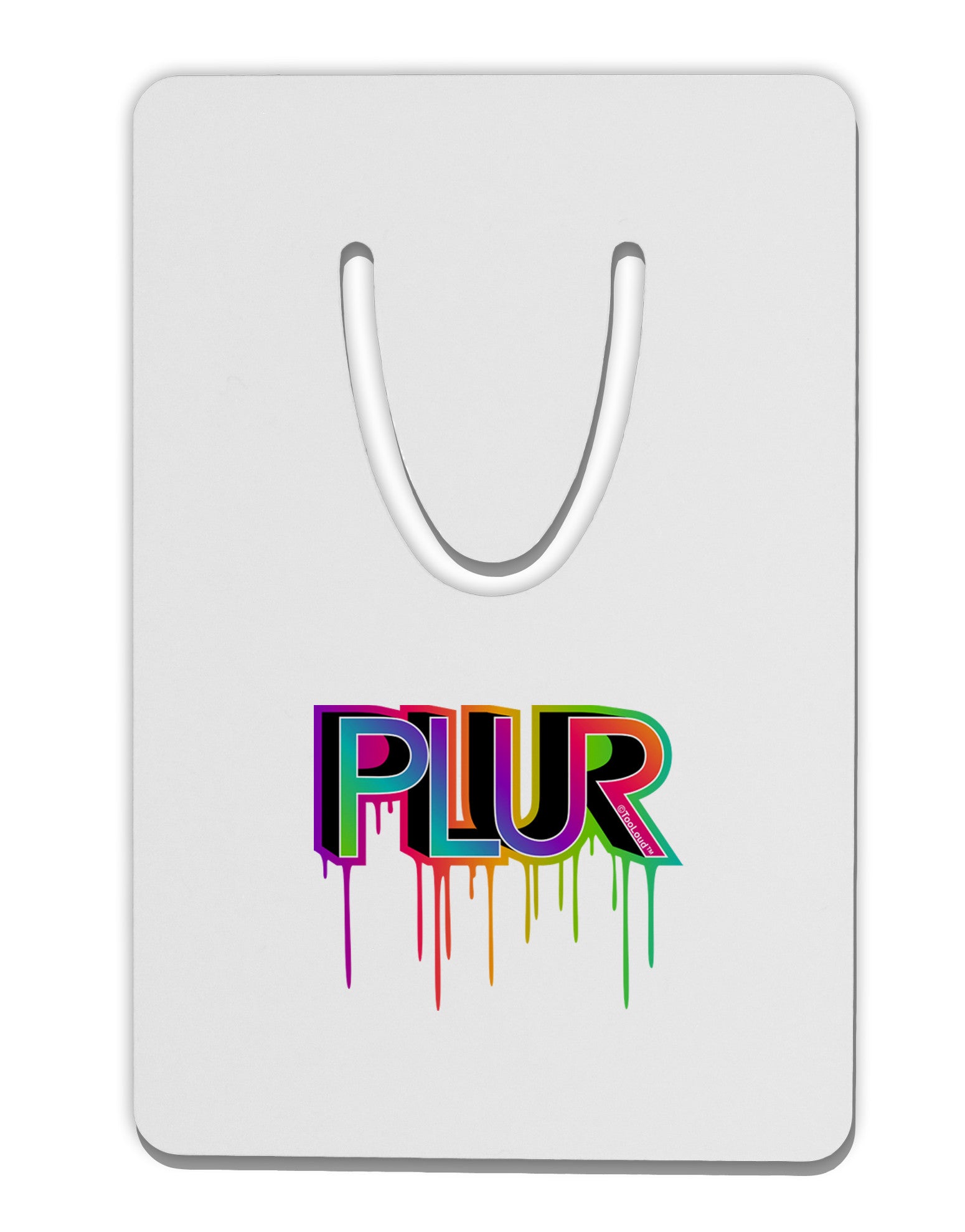 PLUR Paint Aluminum Paper Clip Bookmark-Bookmark-TooLoud-White-Davson Sales