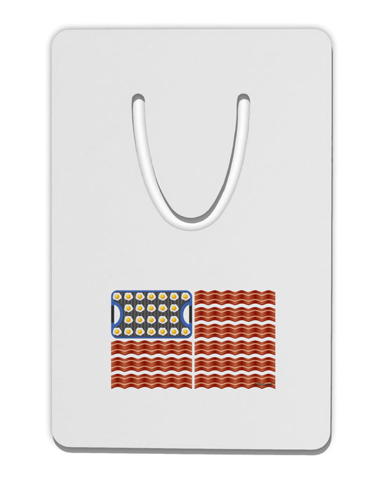 American Breakfast Flag - Bacon and Eggs Aluminum Paper Clip Bookmark-Bookmark-TooLoud-White-Davson Sales