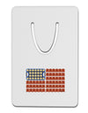 American Breakfast Flag - Bacon and Eggs Aluminum Paper Clip Bookmark-Bookmark-TooLoud-White-Davson Sales