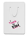 Twerk To EDM Pink Aluminum Paper Clip Bookmark-Bookmark-TooLoud-White-Davson Sales