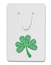 St. Patrick's Day Shamrock Design - Shamrocks Aluminum Paper Clip Bookmark by TooLoud-Bookmark-TooLoud-White-Davson Sales