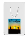 Three Crosses Sunrise - He Is Risen Aluminum Paper Clip Bookmark by TooLoud-Bookmark-TooLoud-White-Davson Sales