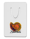 Nautilus Fossil Watercolor Text Aluminum Paper Clip Bookmark-Bookmark-TooLoud-White-Davson Sales