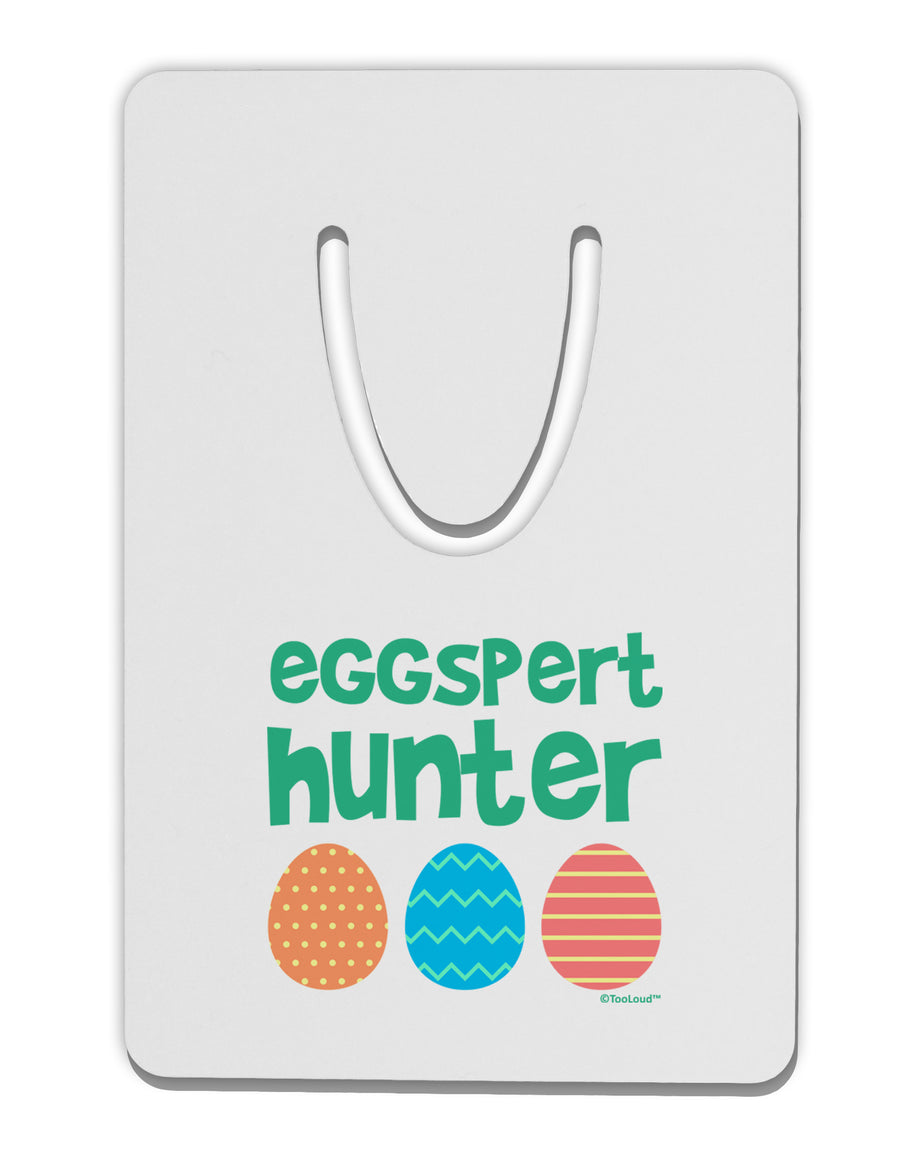 Eggspert Hunter - Easter - Green Aluminum Paper Clip Bookmark by TooLoud-Bookmark-TooLoud-White-Davson Sales