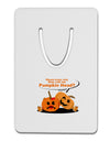 Pumpkin Head Aluminum Paper Clip Bookmark-Bookmark-TooLoud-White-Davson Sales