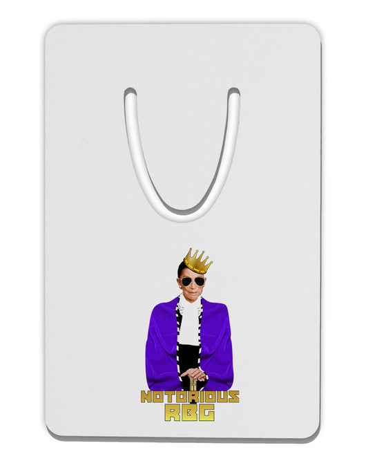 Notorious RBG Aluminum Paper Clip Bookmark by TooLoud-TooLoud-White-Davson Sales