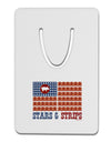 American Bacon Flag - Stars and Strips Aluminum Paper Clip Bookmark-Bookmark-TooLoud-White-Davson Sales