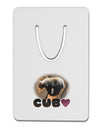 Balancing Bear Cub with Text Aluminum Paper Clip Bookmark-Bookmark-TooLoud-White-Davson Sales