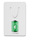 Full Energy 100 Percent Aluminum Paper Clip Bookmark-Bookmark-TooLoud-White-Davson Sales