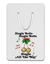 Jingle Bells All the way Aluminum Paper Clip Bookmark-Bookmark-TooLoud-White-Davson Sales