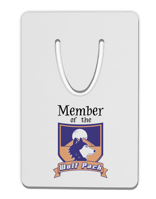 Member of the Wolf Pack Aluminum Paper Clip Bookmark by TooLoud-Bookmark-TooLoud-White-Davson Sales