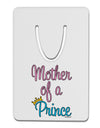 Mother of a Prince - Matching Mom and Son Design Aluminum Paper Clip Bookmark by TooLoud-Bookmark-TooLoud-White-Davson Sales