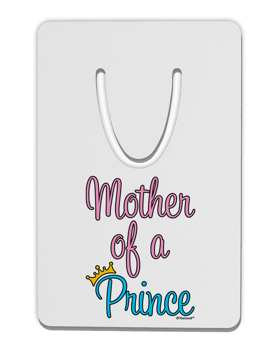 Mother of a Prince - Matching Mom and Son Design Aluminum Paper Clip Bookmark by TooLoud-Bookmark-TooLoud-White-Davson Sales