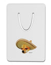 Chihuahua Dog with Sombrero - Patchwork Design Aluminum Paper Clip Bookmark by TooLoud-Bookmark-TooLoud-White-Davson Sales