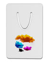 CMYK Clouds Aluminum Paper Clip Bookmark-Bookmark-TooLoud-White-Davson Sales