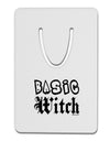 Basic Witch Aluminum Paper Clip Bookmark-Bookmark-TooLoud-White-Davson Sales