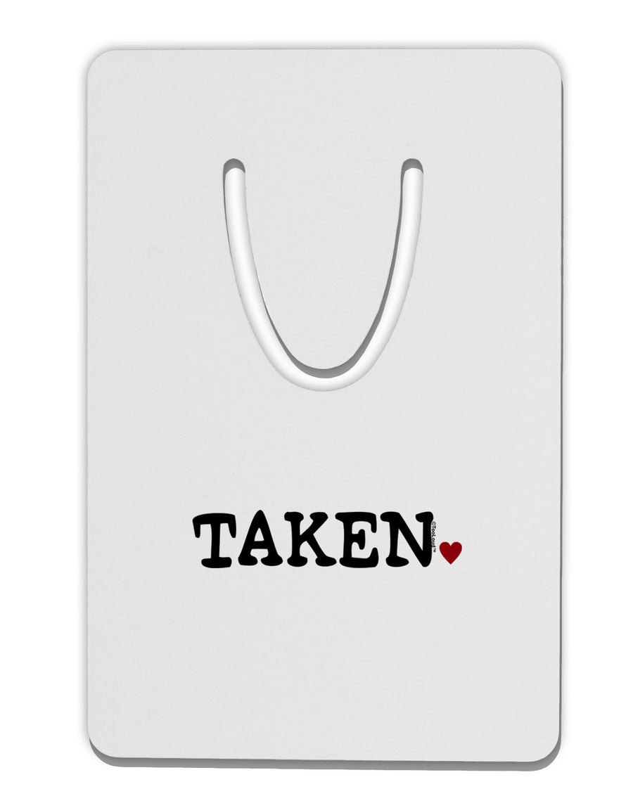 Taken Aluminum Paper Clip Bookmark by TooLoud-Bookmark-TooLoud-White-Davson Sales