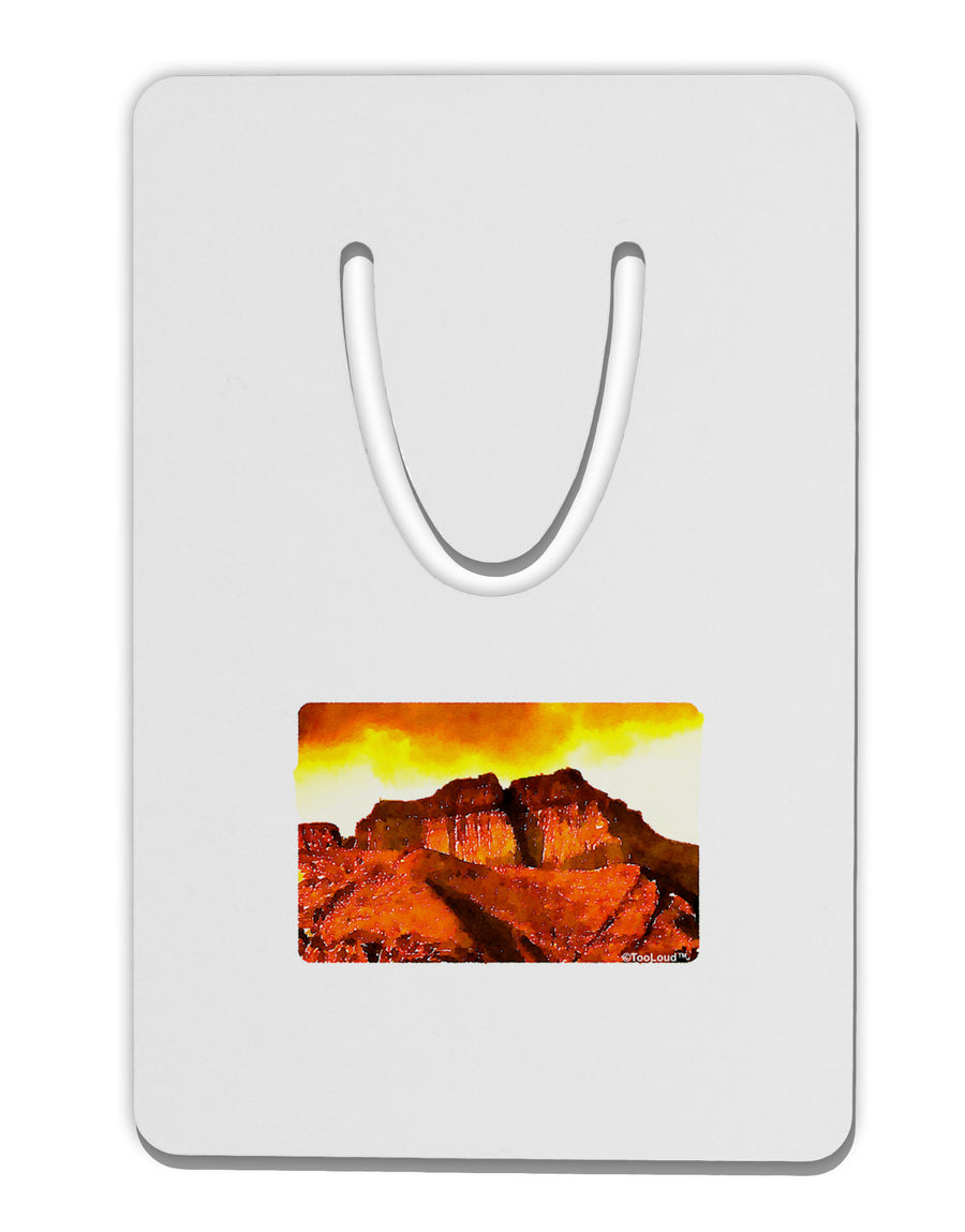 San Juan Mountain Range CO Aluminum Paper Clip Bookmark-Bookmark-TooLoud-White-Davson Sales