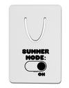 Summer Mode On Aluminum Paper Clip Bookmark by TooLoud-Bookmark-TooLoud-White-Davson Sales