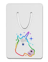Magical Rainbow Sparkle Unicorn Aluminum Paper Clip Bookmark-Bookmark-TooLoud-White-Davson Sales