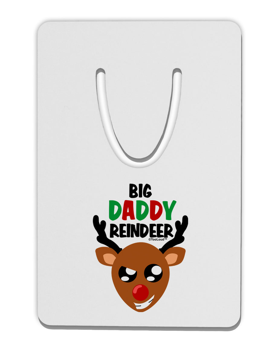 Big Daddy Reindeer Matching Deer Aluminum Paper Clip Bookmark-Bookmark-TooLoud-White-Davson Sales