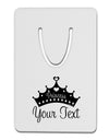 Personalized Princess -Name- Design Aluminum Paper Clip Bookmark-Bookmark-TooLoud-White-Davson Sales