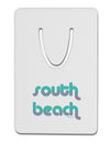 South Beach Color Scheme Design Aluminum Paper Clip Bookmark by TooLoud-Bookmark-TooLoud-White-Davson Sales