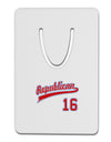 Republican Jersey 16 Aluminum Paper Clip Bookmark-Bookmark-TooLoud-White-Davson Sales