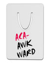 Aca-Awkward Aluminum Paper Clip Bookmark-Bookmark-TooLoud-White-Davson Sales