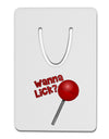 TooLoud Wanna Lick Lollipop Aluminum Paper Clip Bookmark-Bookmark-TooLoud-White-Davson Sales