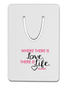 TooLoud Where There Is Love Gandhi Aluminum Paper Clip Bookmark-Bookmark-TooLoud-White-Davson Sales