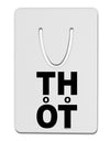 THOT Too Hot Aluminum Paper Clip Bookmark-Bookmark-TooLoud-White-Davson Sales