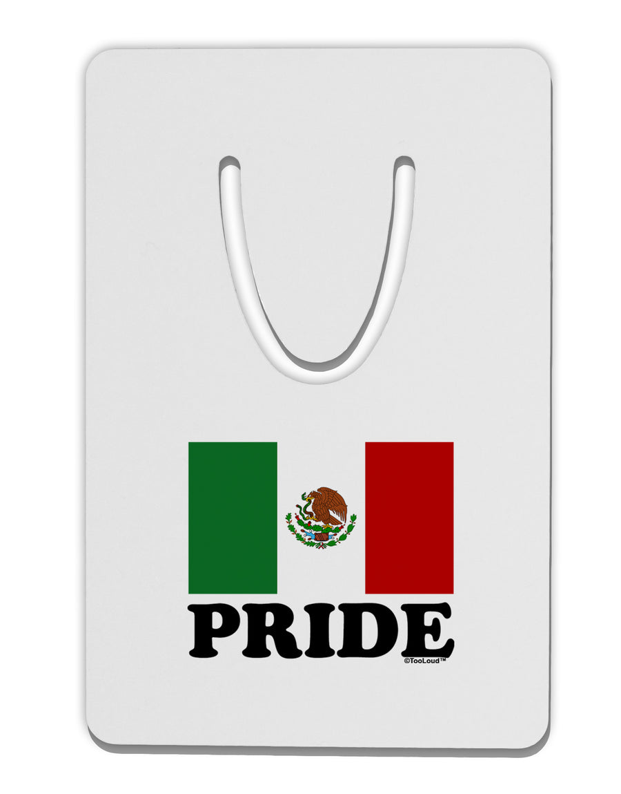 Mexican Pride - Mexican Flag Aluminum Paper Clip Bookmark by TooLoud-Bookmark-TooLoud-White-Davson Sales