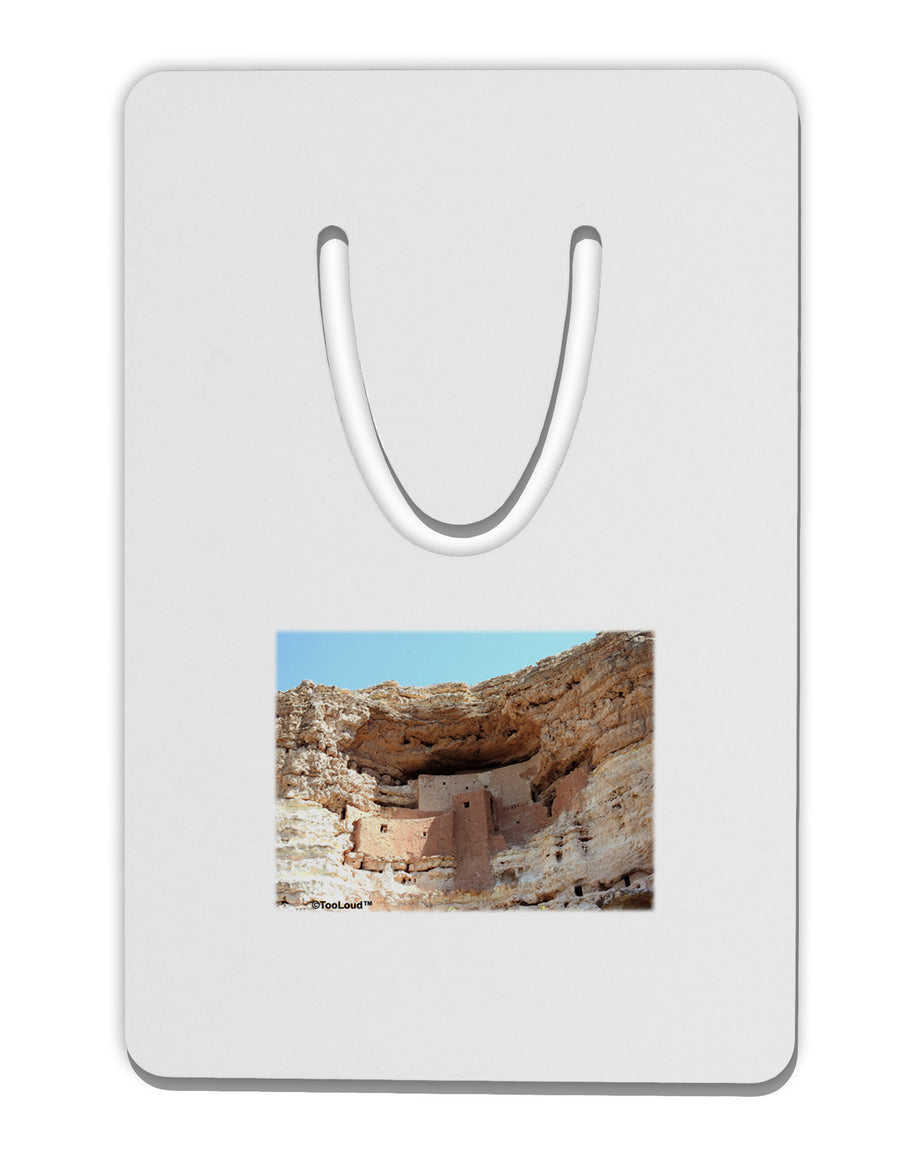 Montezuma Castle Arizona Aluminum Paper Clip Bookmark-Bookmark-TooLoud-White-Davson Sales