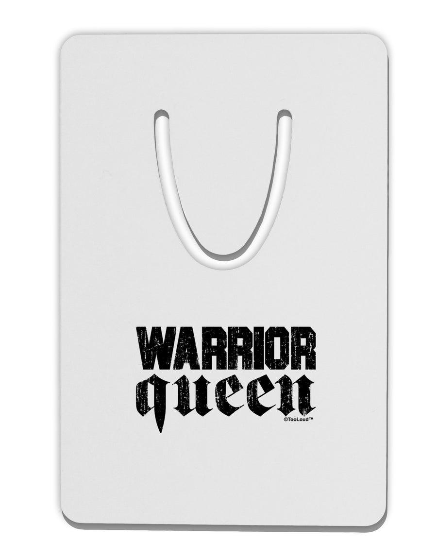 Warrior Queen Script Aluminum Paper Clip Bookmark-Bookmark-TooLoud-White-Davson Sales