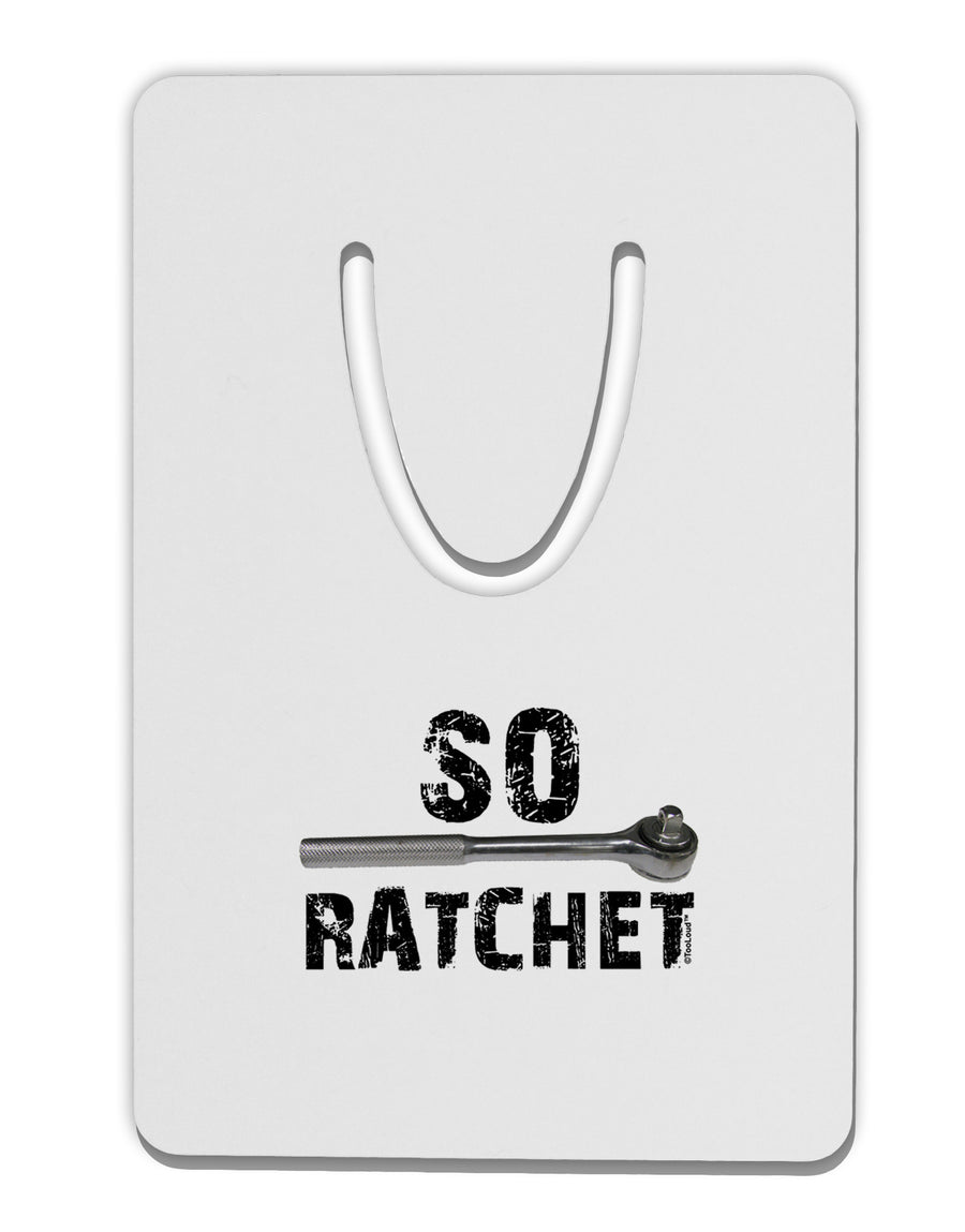 So Ratchet Aluminum Paper Clip Bookmark-Bookmark-TooLoud-White-Davson Sales