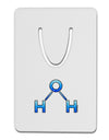 Water Molecule Aluminum Paper Clip Bookmark by TooLoud-Bookmark-TooLoud-White-Davson Sales