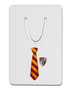 Wizard Tie Red and Yellow Aluminum Paper Clip Bookmark-Bookmark-TooLoud-White-Davson Sales