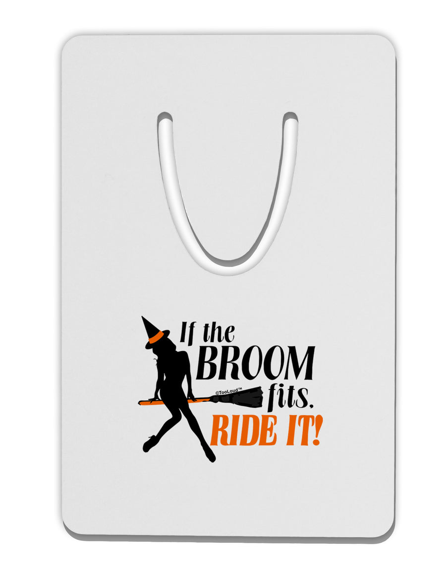 Ride It Orange Aluminum Paper Clip Bookmark-Bookmark-TooLoud-White-Davson Sales