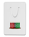 Kwanzaa Candles 7 Principles Aluminum Paper Clip Bookmark-Bookmark-TooLoud-White-Davson Sales