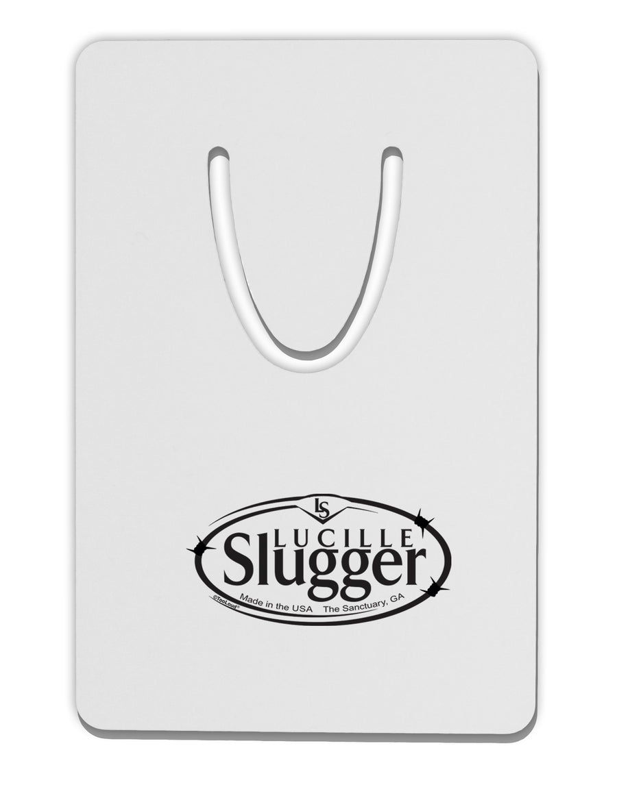 Lucille Slugger Logo Aluminum Paper Clip Bookmark by TooLoud-Bookmark-TooLoud-White-Davson Sales