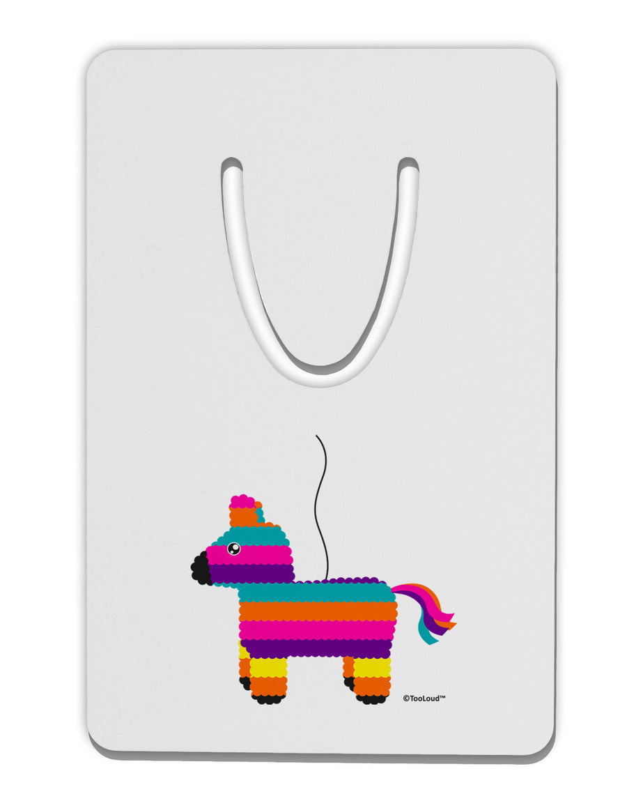 Colorful Hanging Pinata Design Aluminum Paper Clip Bookmark by TooLoud-Bookmark-TooLoud-White-Davson Sales