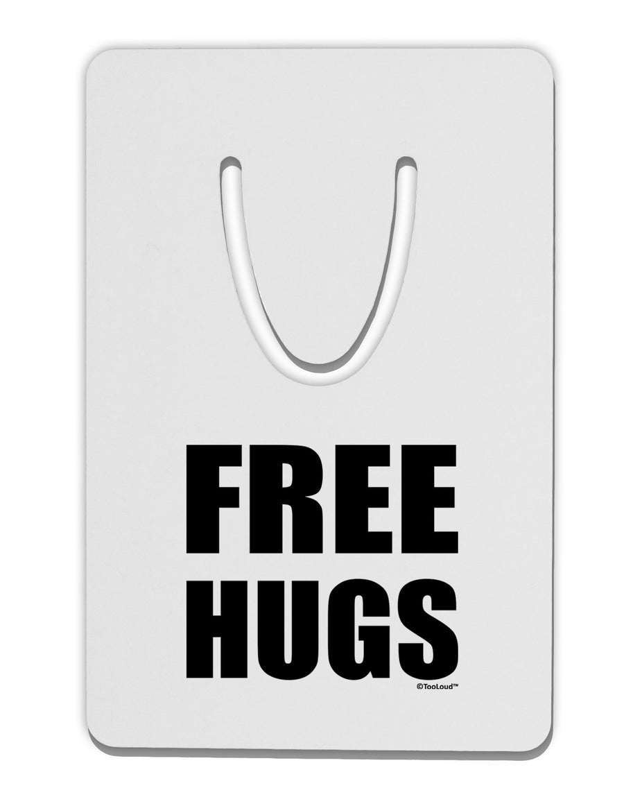 Free Hugs Aluminum Paper Clip Bookmark-Bookmark-TooLoud-White-Davson Sales