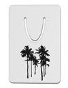 Palm Rows Silhouette Aluminum Paper Clip Bookmark-Bookmark-TooLoud-White-Davson Sales