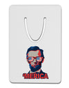 Lincoln Merica Aluminum Paper Clip Bookmark-Bookmark-TooLoud-White-Davson Sales